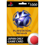 Cartao Psn Japonesa 1000