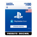 Cartão Psn Playstation 100 Dólares Ps4 Ps5 Usa Original