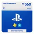 Cartão Psn R$ 360 Reais Playstation Network Brasil