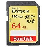 Cartão Sd Sandisk 64gb Extreme Sdxc Uhs-i - C10, U3, V30, 4k Uhd - Sdsdxv6-064g-gncin
