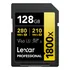 Cartão Sdxc 128gb Lexar Gold 4k 1800x 280mb/s Uhs-ii V60 U3