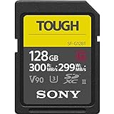 Cartão Sdxc Sony 128gb Sf-g Tough Serie G Uhs-ii V90 300 Mb/s