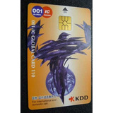 Cartão Telefônico Japonês-painting Orange Kdd Global Phone