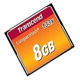 Cartão Transcend 8gb De Memória Compactflash 133x (ts8gcf133)