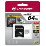 Cartão Transcend Microsdhc 64gb Classe 10 High Endurance