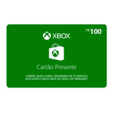 Cartão Xbox Microsoft Gift Card Brasil Br R  100 Reais