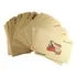 Cartas De Baralho S01pc 24k Gold Plastic Poker Game Deck Foi