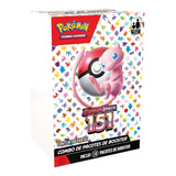Cartas Pokémon Box 18 Boosters Escarlate E Violeta 151 Copag