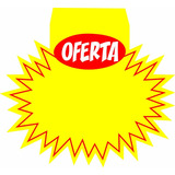 Cartaz Splash Oferta Duplex 210g Com Aba 25x23cm 100 Un 