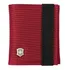 Carteira 3 Partes Em Nylon Ta 5.0 Rfid Tri-fold Victorinox Cor Vermelho Desenho Do Tecido Liso