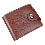 Carteira Anime One Piece Fecho Magnetico Com Porta Cartão