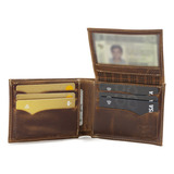 Carteira Couro Masculina Classica
