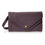 Carteira Crossbody De Couro