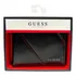 Carteira De Couro Preta Guess 31go130012 - 9cm X 11cm X 2cm