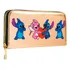 Carteira Disney Lilo E Stitch Com Zíper Para Mulheres, Bolsa