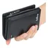Carteira Masculina Moderna Executiva Com Fecho Porta Níquel Cor Preto