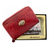 Carteira Unisex Com Ziper