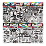 Cartela 154 Adesivos Marcas