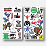 Cartela Adesivo Stickers Country
