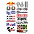 Cartela Adesivos Personalizados Carro Moto Bike Cross Nº 17