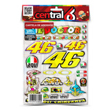 Cartela Adesivos Resinados M10