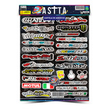 Cartela Adesivos Tuning M6