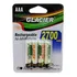 Cartela Com 4 Pilhas Recarregaveis Potente 2700mah 1.2v