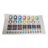 Cartela De Adesivos Para Button Box M7