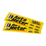 Cartela Decalque Adesivo Auto Meter Competition Instruments