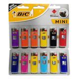 Cartela Isqueiro Mini Bic C 12 Unidades
