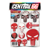 Cartela Resi Adesivo Punisher