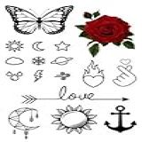 Cartela Tatuagem Tatoo Temporaria
