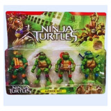 Cartelado Bonecos Tartaruga Ninja Com Acessórios Brinquedo 