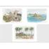 Cartões Postais Rio De Janeiro Em Aquarela Com 3 Cartões