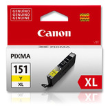 Cartucho Canon Cli-151 Xl Original Amarelo 11ml Pixma Ix6810