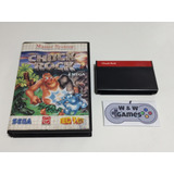 Cartucho Chuck Rock - Original Com Caixa Para Master System