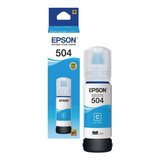 Cartucho De Tinta Epson T504220 Ciano 70ml