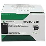Cartucho De Toner Lexmark 801xk Preto Extra Alto Rendimento Programa De Retorno Para Lexmark Cx510dhe Cx510de Cx510dthe - Novo - Oem - 80c1xk0