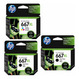 Cartucho Hp 667xl Preto