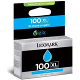 Cartucho Lexmark 100xl Ciano 14n1069 Vencido
