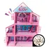 Casa Casinha Pintada Rosa Branca Lol + 44 Móveis Natal