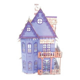Casa Castelinho Miniaturas Lilas