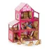 Casa De Boneca Barbiie Completa Adesivada Mdf Móvel Completo