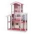 Casa De Boneca Em Mdf Grande Com 8 Cômodos Rosa Barbie