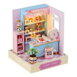 Casa De Boneca Miniatura Dollhouse Diy Kit Para Montar