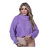 Casaco Blusa De Frio Inverno Feminino Trico Gola Premium