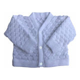 Casaco Branco Bebe Trico