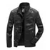 Casaco De Couro Masculina Slim Promoção Frio Inverno