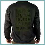 Casaco De Moletom Gola