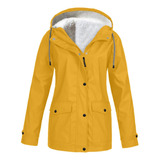 Casaco Feminino À Prova D água À Prova De Amarelo Xxxxxl